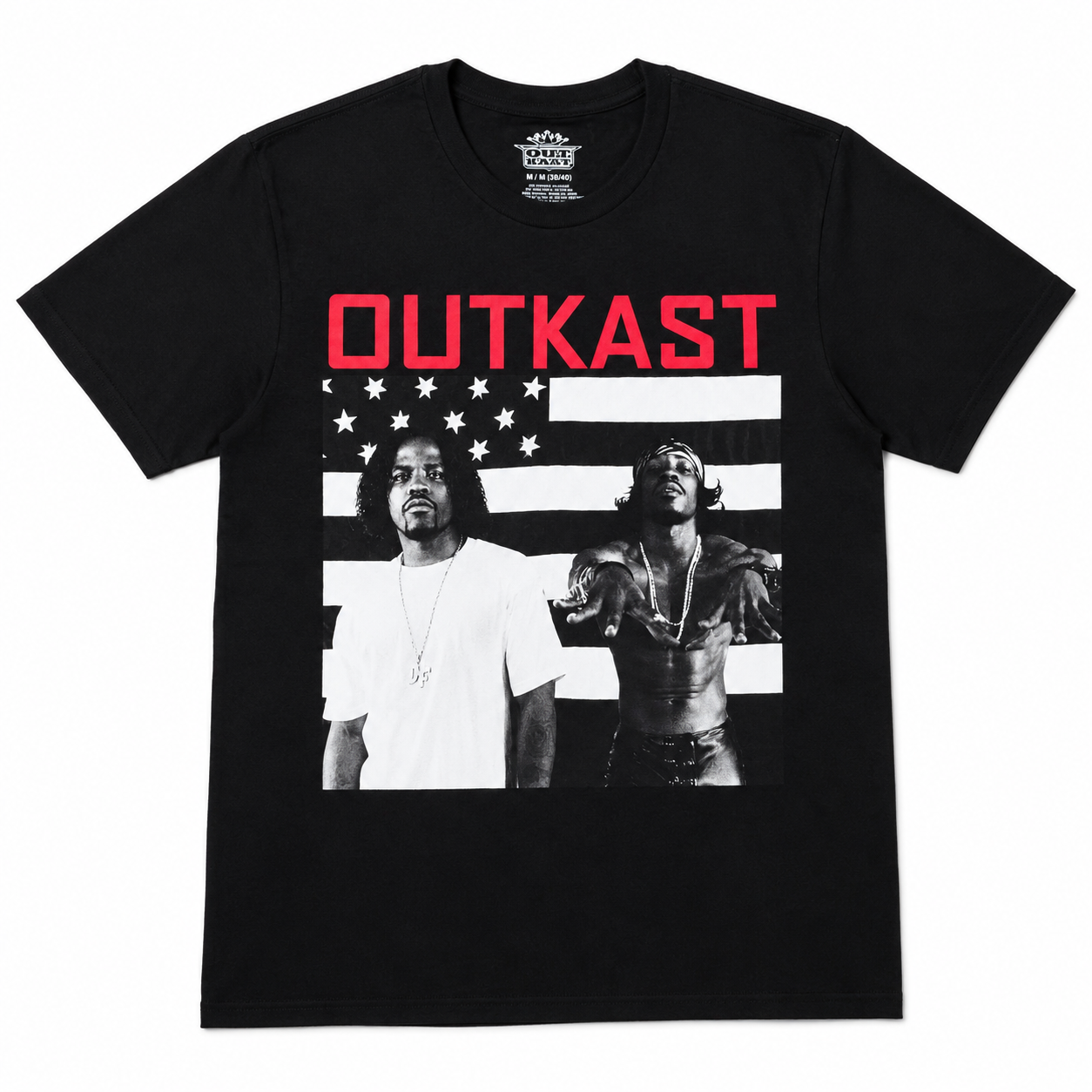 OUTKAST HIP HOP T-SHIRT BLACK