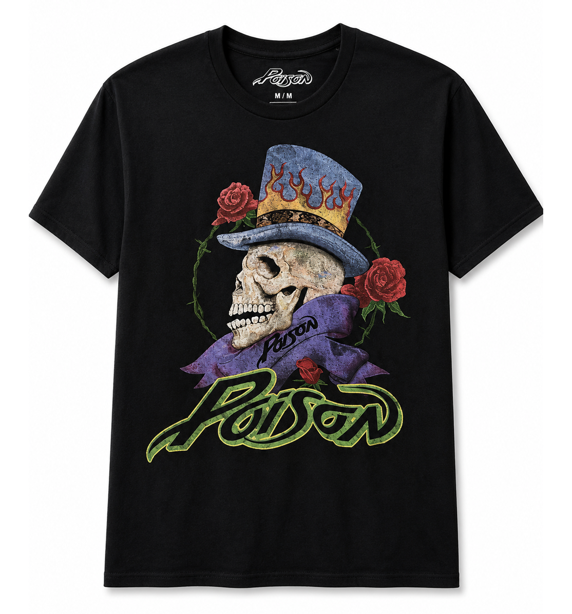 POISON LOGO T-SHIRT BLACK