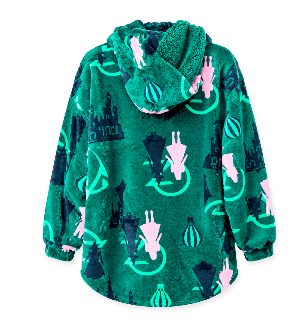 WOMENS WICKED SHERPA HOODIE GREEN