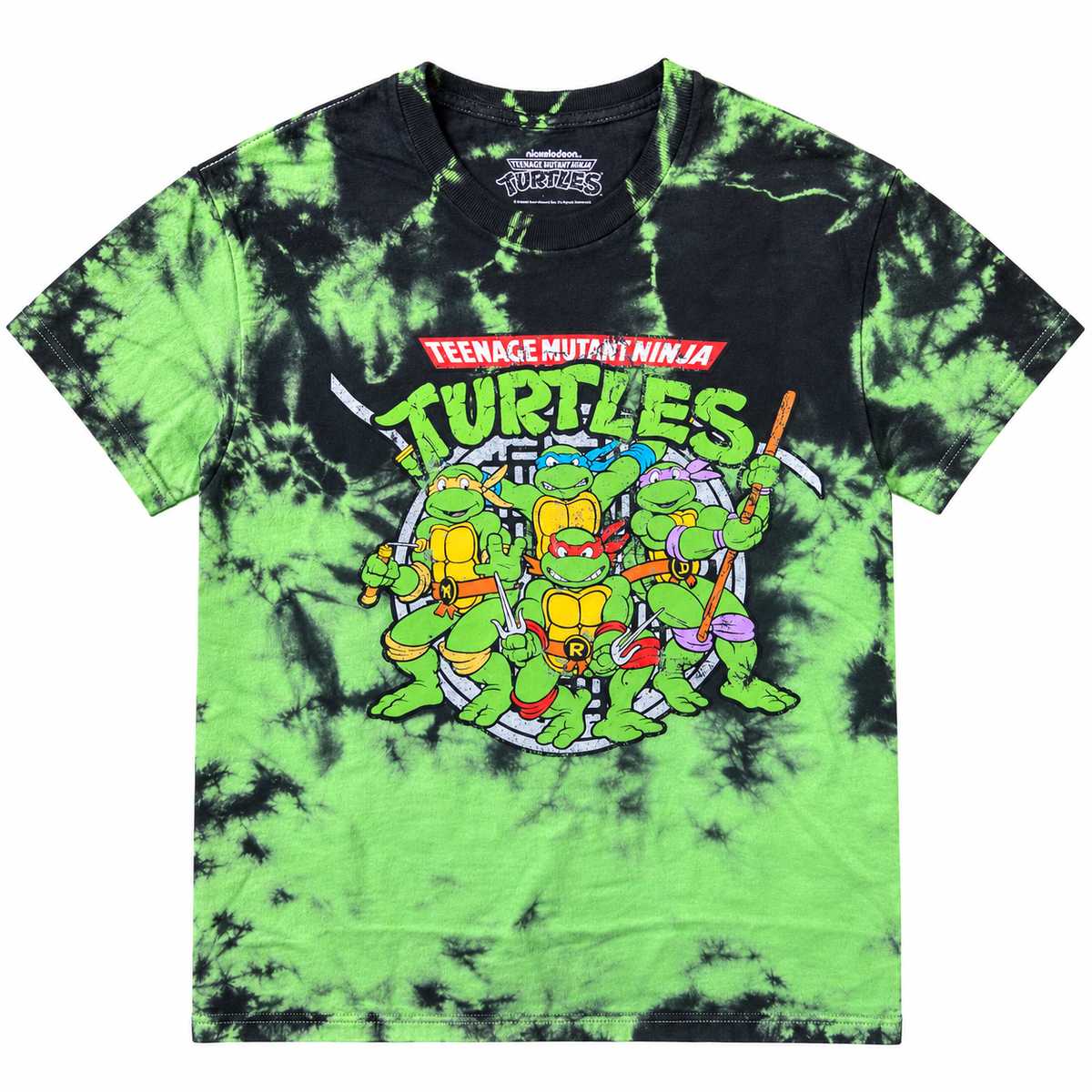 TEENAGE MUTANT NINJA TURTLES T-SHIRT TIE DYE