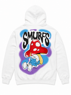 THE SMURFS SMURF CHARACTER HOODIE WHITE