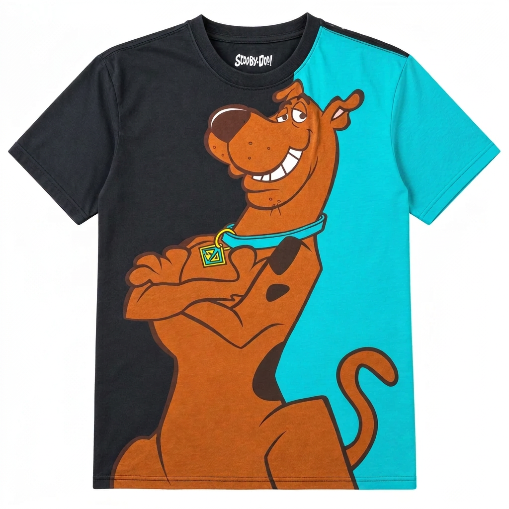 SCOOBY-DOO 2 TONE T-SHIRT TIE DYE