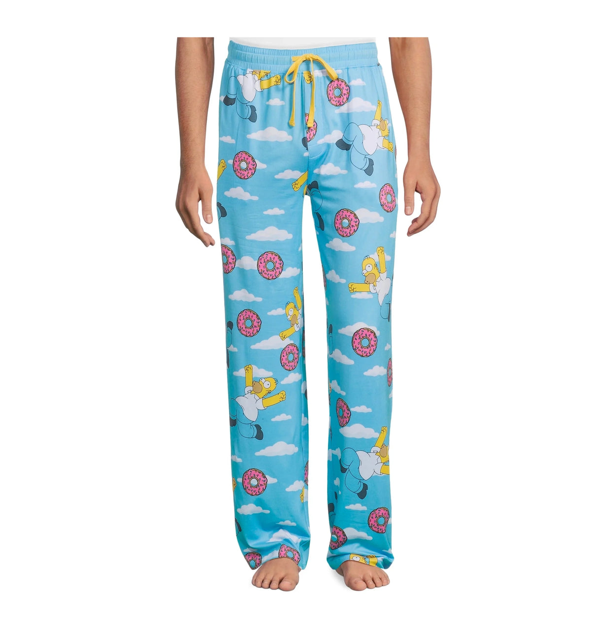 THE SIMPSONS HOMER DONUTS PAJAMA PANT TURQUOISE