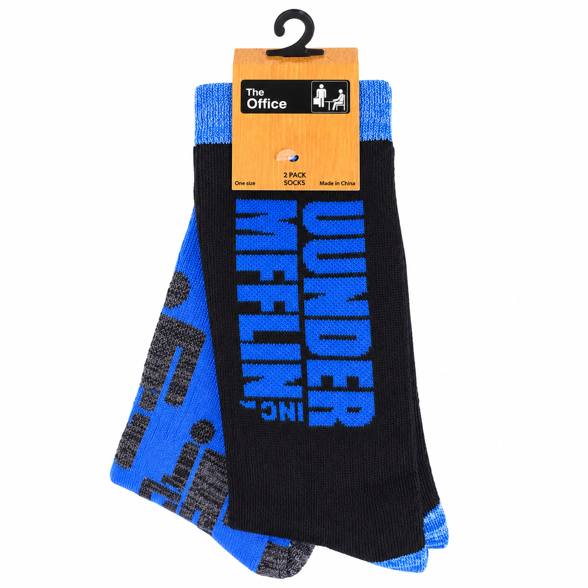 THE OFFICE DUNDER MIFFLIN 2-PACK SOCKS