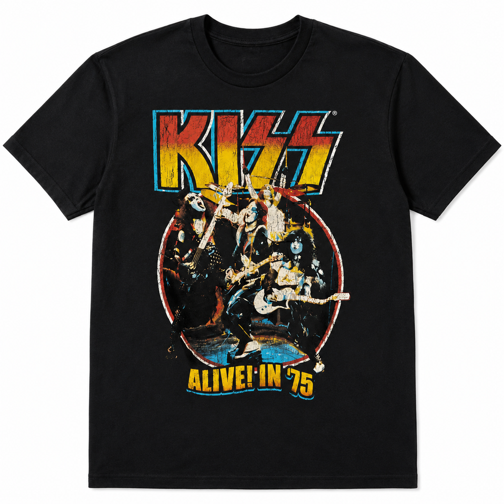 ASSORTED ROCK MUSIC T-SHIRTS MULTI