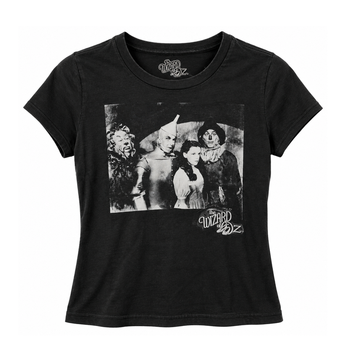 JUNIORS WIZARD OF OZ PHOTO T-SHIRT GREY