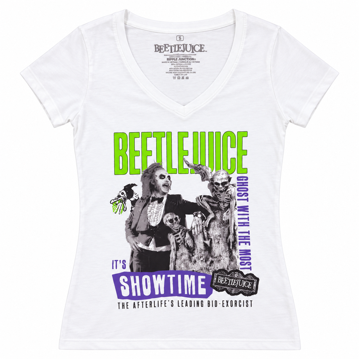 JUNIORS BEETLEJUICE WORLD TOUR T-SHIRT WHITE