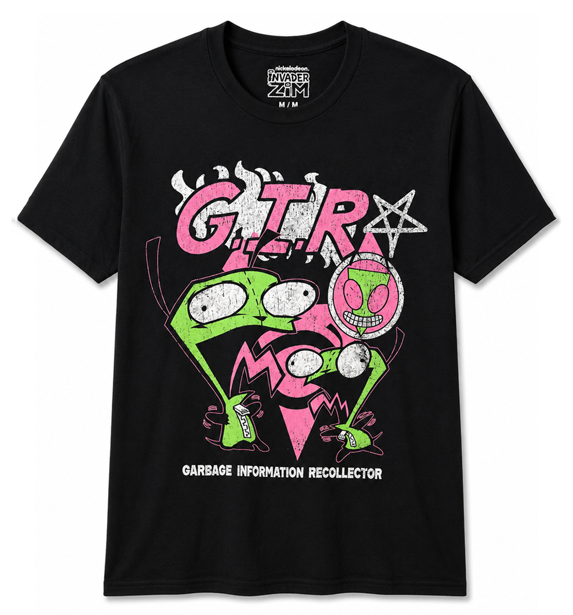 NICKELODEON INVADER ZIM T-SHIRT BLACK