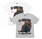 STAR WARS MANDALOREON ASSORTED T-SHIRTS GREY/WHITE