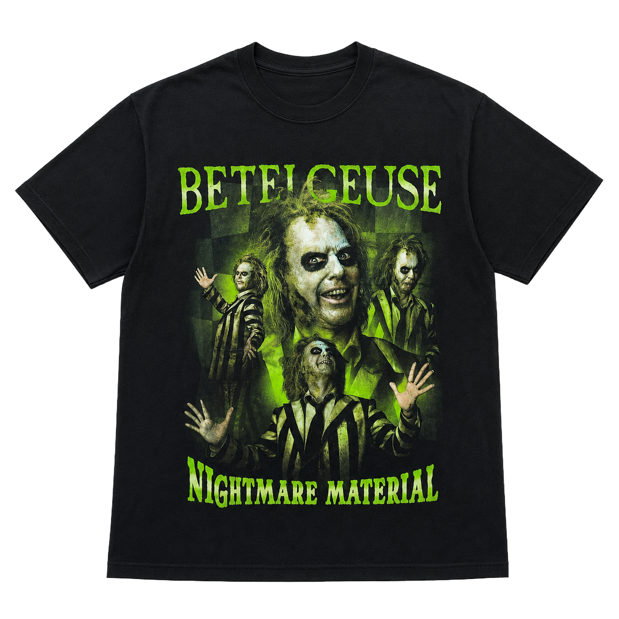 BEETLEJUICE NIGHTMARE MATERIAL T-SHIRT BLACK 28AS2022