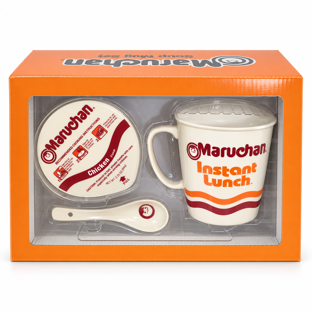 MARUCHAN SOUP & MUG 3PC CERAMIC SET