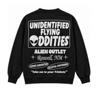 STRANGE DAZS ROSWELL ALIEN CREWNECK BLACK