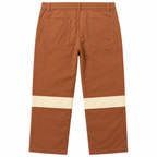 WISH ME LUCK WORKMAN PANTS BROWN/CREAM