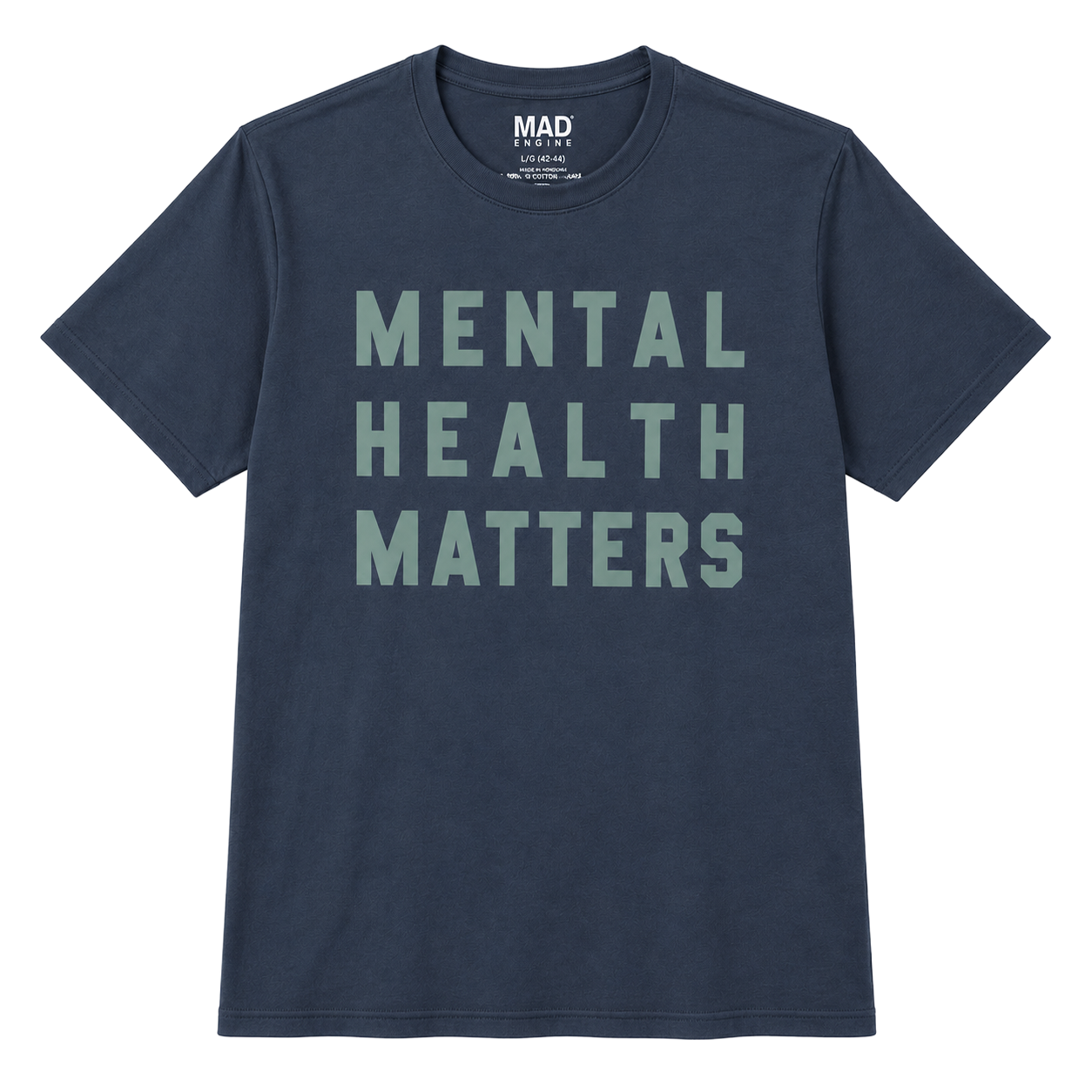 MENTAL HEALTH MATTERS T-SHIRT CHARCAOL