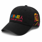 ATTACK ON TITAN MULTICOLOR STRAPBACK HAT 8THT2374