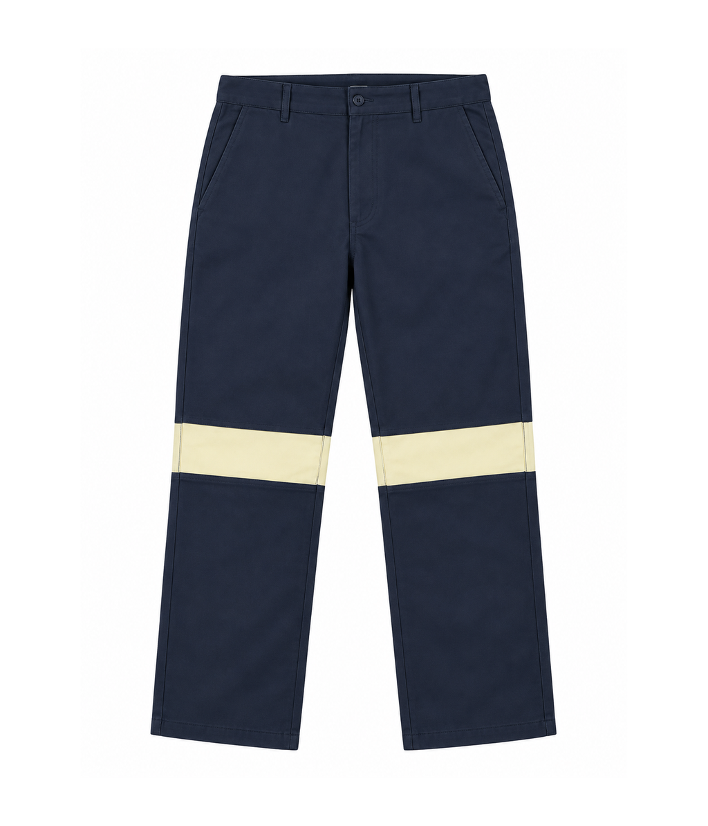 WISH ME LUCK WORKMAN PANTS NAVY/CREAM
