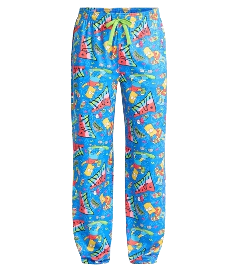 THE SIMPSONS BART SQUISHEE PAJAMA PANT ROYAL BLUE