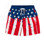 USA DRIP STARS MEN'S SWIM SHORTS MULTI