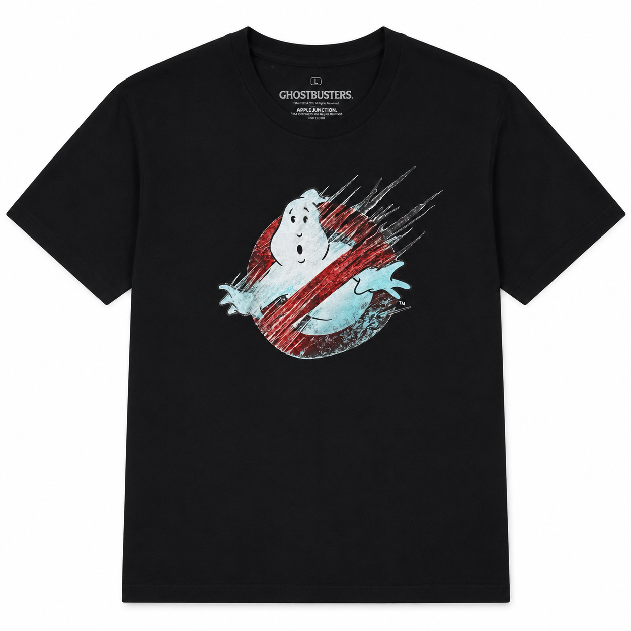 GHOSTBUSTERS FROZEN NO GHOST T-SHIRT BLACK