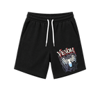 MARVEL VENOM 2PC FLEECE T-SHIRT & SHORTS SET