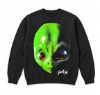 STRANGE DAZS ROSWELL ALIEN CREWNECK BLACK