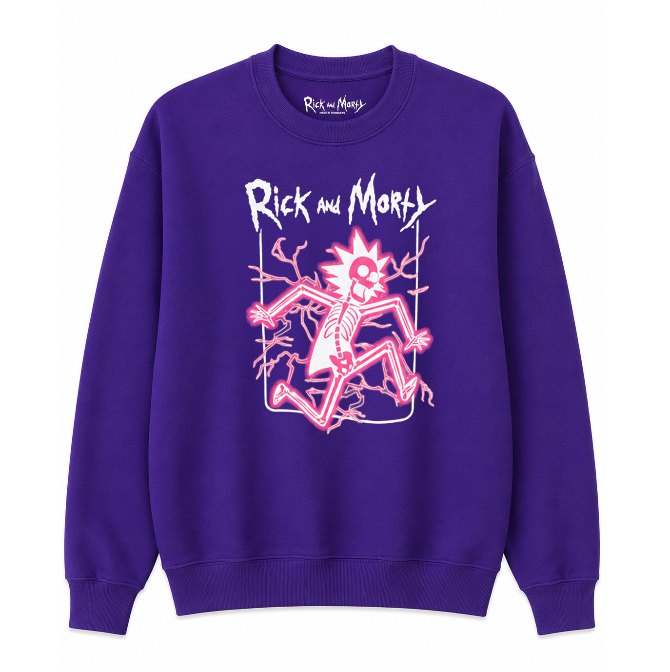 RICK AND MORTY ELECTRIFIED CREWNECK PURPLE
