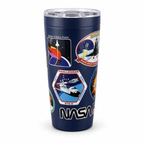 NASA REUSABLE TUMBLR WITH PLASTIC LID