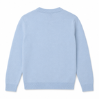 RICK AND MORTY HOLIDAY PARTY KNIT SWEATER LT BLUE