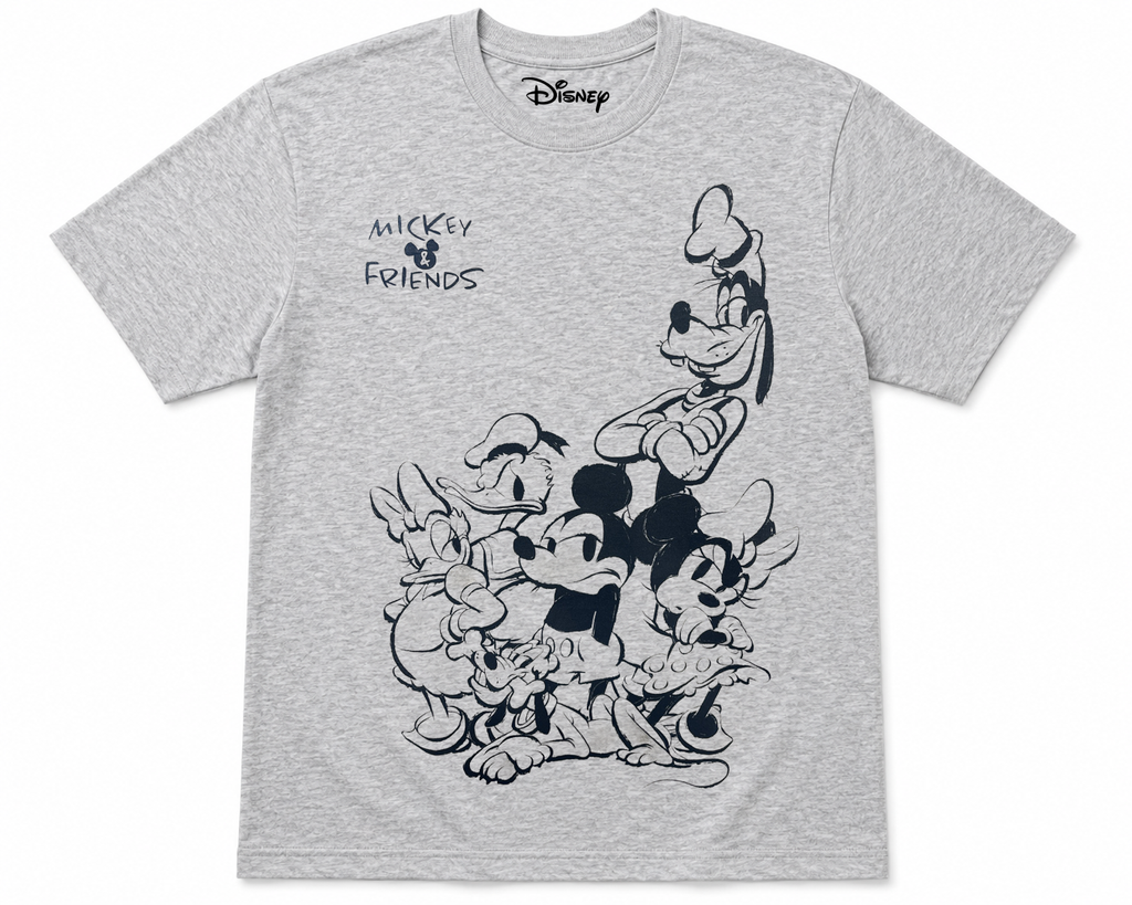 DISNEY MICKEY & FRIENDS ASSORTED T-SHIRTS 7DSN9C2358CL