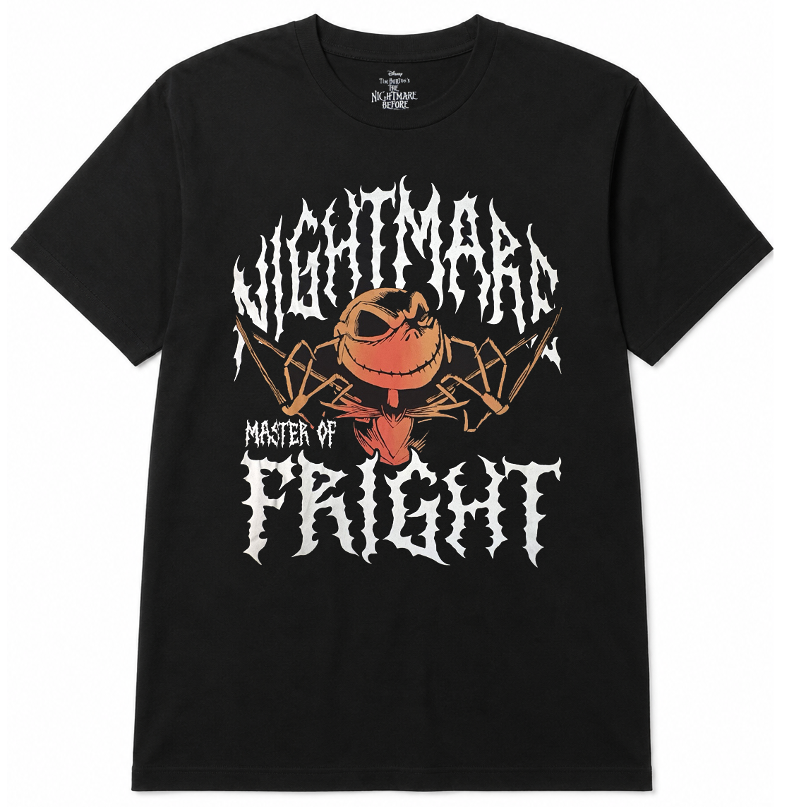DISNEY NIGHTMARE BEFORE CHRISTMAS METAL FREIGHT T-SHIRT BLACK