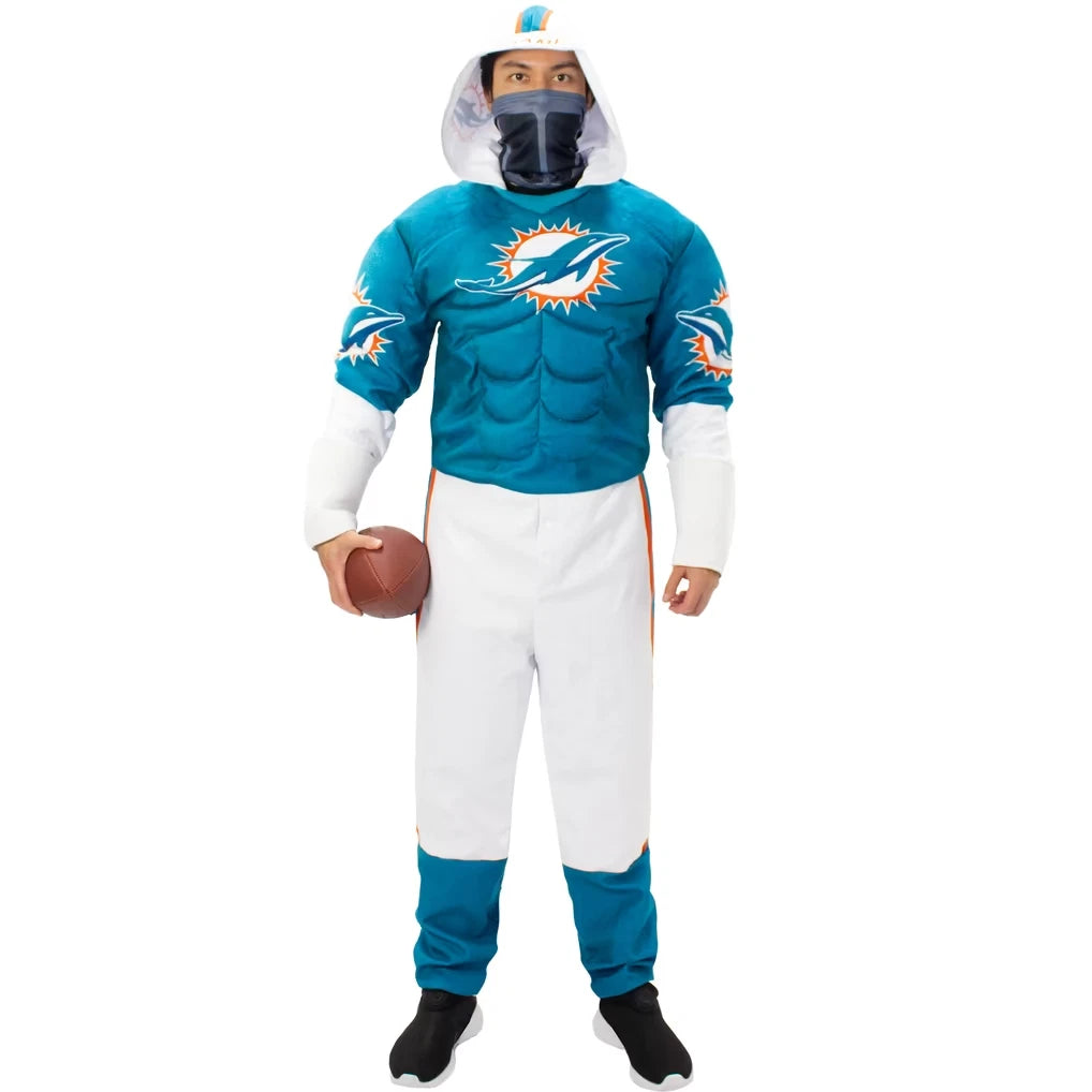 MIAMI DOLPHINS GAME DAY NFL COSTUME TEAL
