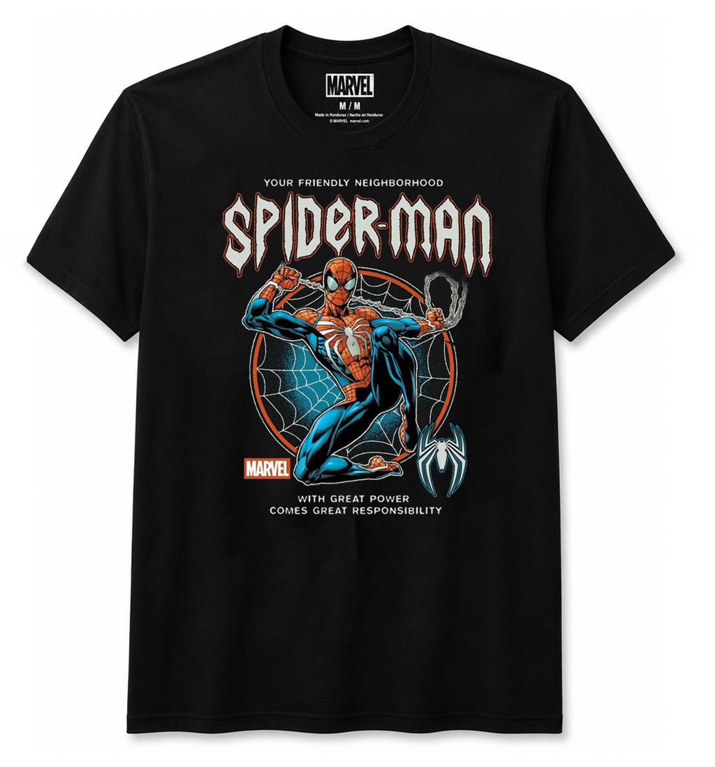 ASSORTED MARVEL COMICS T-SHIRTS MULTI