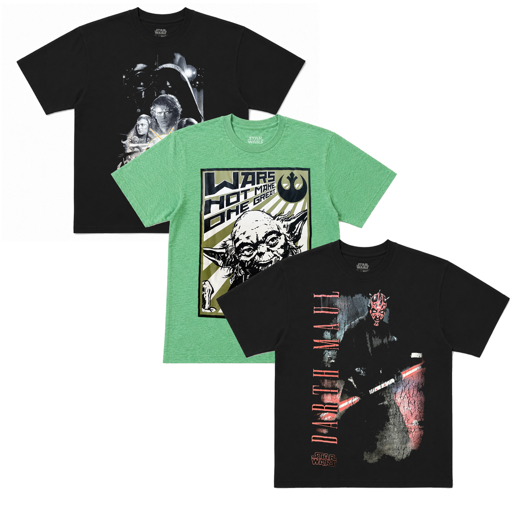 ASSORTED DISNEY STAR WARS T-SHIRTS MULTI